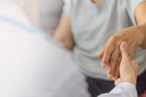 Parkinson's Disease patient hands