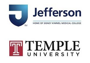 Thomas Jefferson University and Temple University Logos