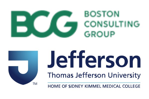 Thomas Jefferson University and Boston Consulting Group Logos