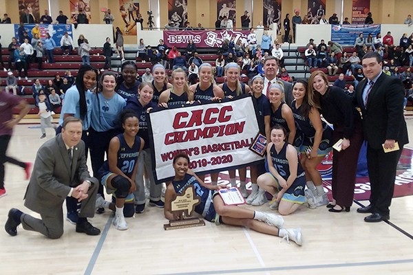 The Thomas Jefferson University women's basketball team claims its second straight CACC title