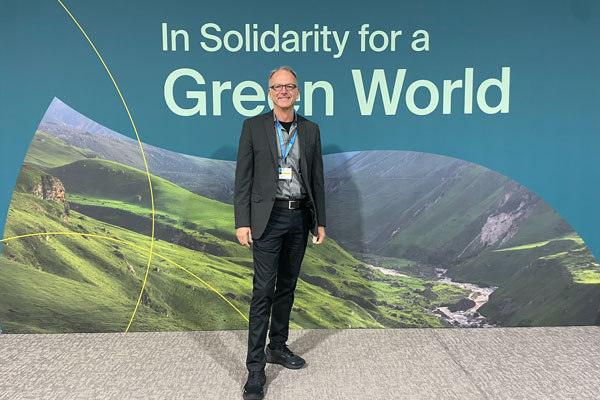 Dr. Edgar Stach at the United Nations Climate Change Conference