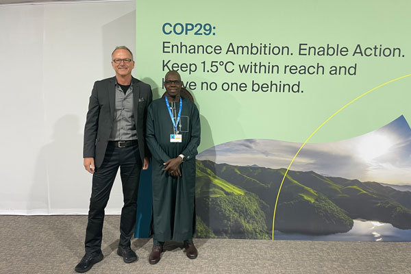 Dr. Edgar Stach at the United Nations Climate Change Conference