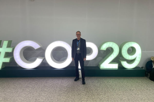 Dr. Edgar Stach at the United Nations Climate Change Conference