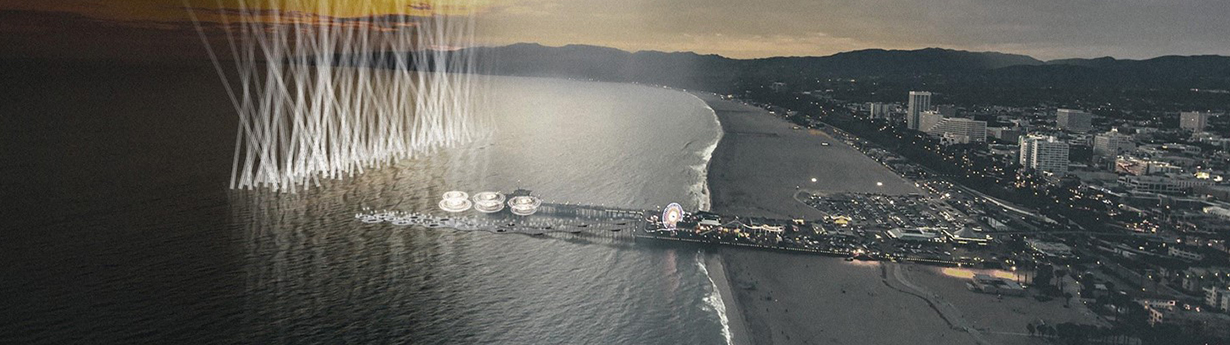 A scenic boardwalk, enhanced with modern architectural and design elements, showcasing the type of projects analyzed in the PhD in Architecture & Design Research program.