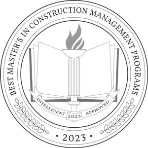 Best Master's in Construction Management programs 2023 badge