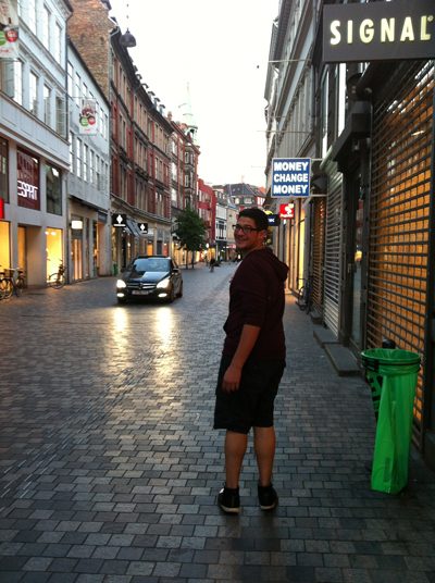 Students exploring the city of Copenhagen.