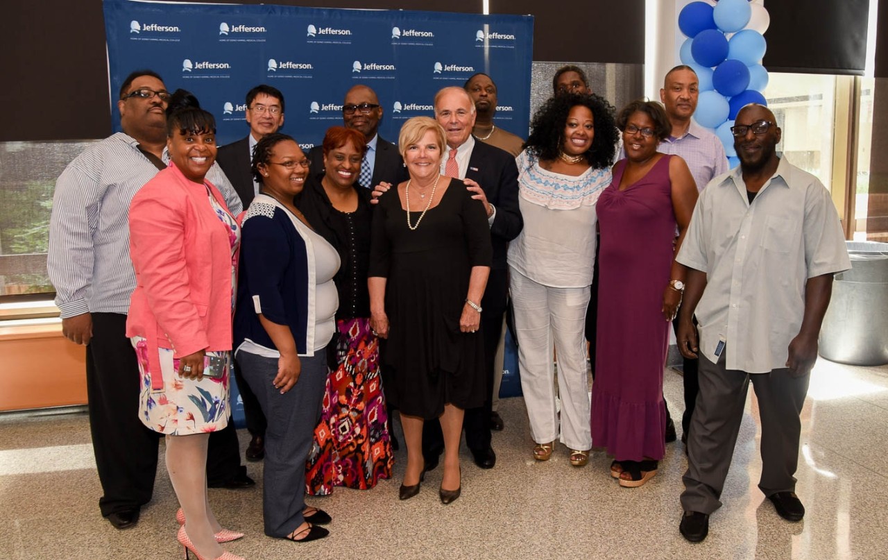 CHW PLUS graduates with Program Director, Dr. Stillman and Former PA Governor, Ed Rendell