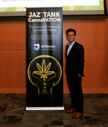 Kit Poon, winner for ARBR, an algorithm to speed up the cannabis strain selection process for patients in medicinal cannabis dispensaries