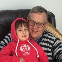 Donor Barry Lambert with granddaughter Katelyn