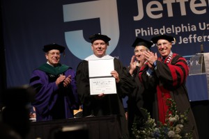 Prince Albert II of Monaco was awarded the honorary degree Doctor of Humane Letters.