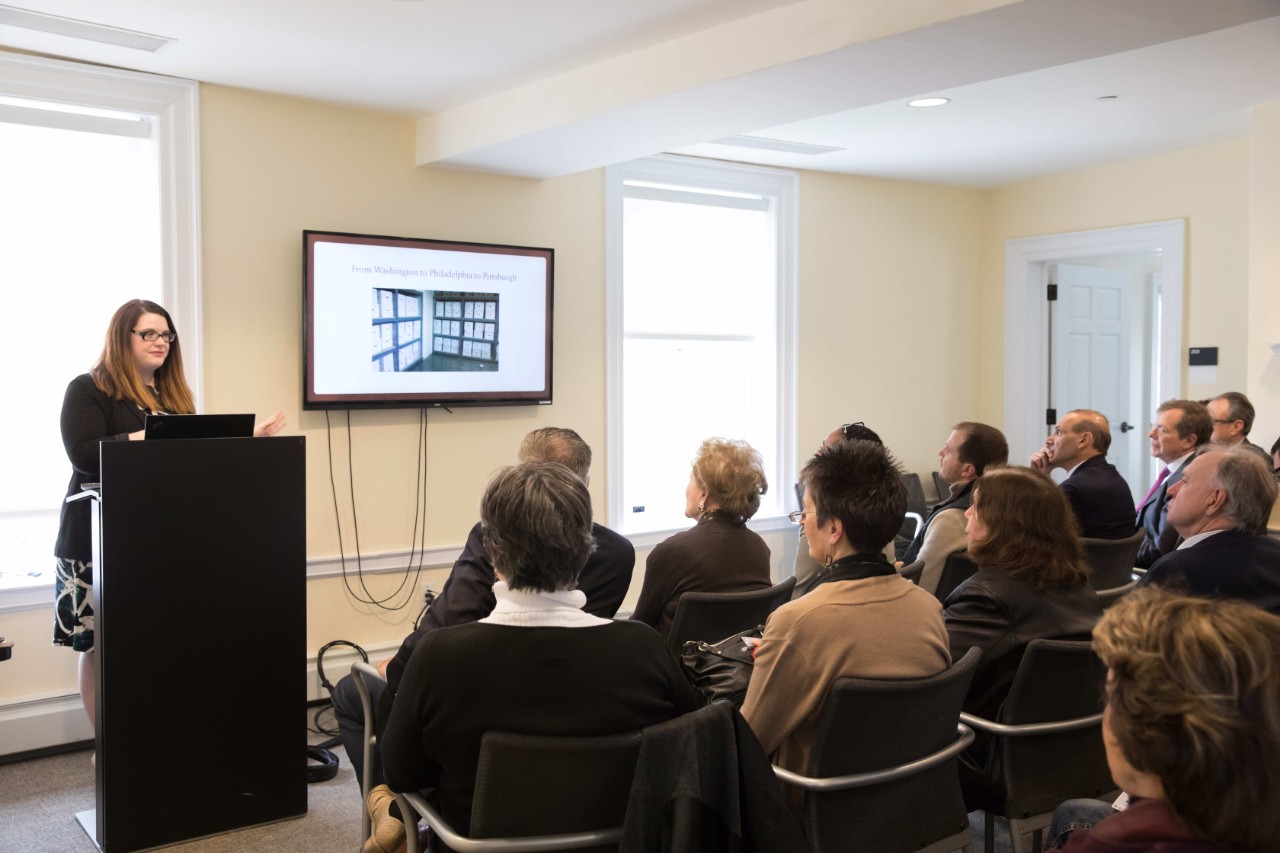 Pitt’s Ashley Laine Taylor describes the archival process.