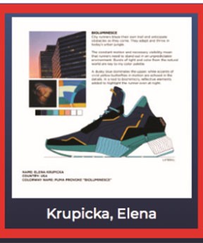 Industrial Design senior Elena Krupicka's sneaker entry for the World Sneaker Championship 