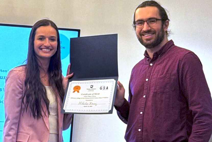 Winners of the Science Slam Presentation