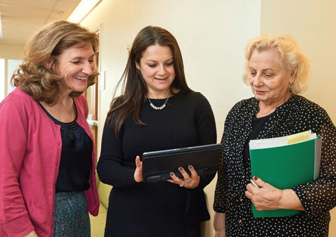 Three Thomas Jefferson University College of Nursing Faculty members.