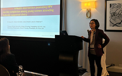 “Now I Know mHealth intervention promoting HPV vaccine completion among young women attending federally supported clinics"