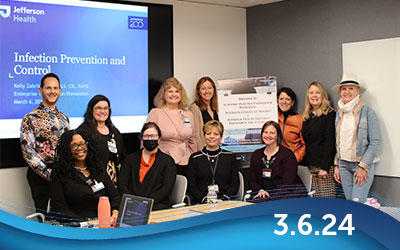 CIPAS workshop to explore establishing an academic – practice partnership between the Jefferson College of Nursing and Jefferson Health’s Infection Prevention and Control (IPC) Program