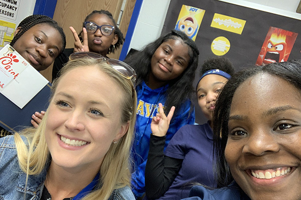 Dr. Moore created the girls’ empowerment program during the 2019-2020 school year.