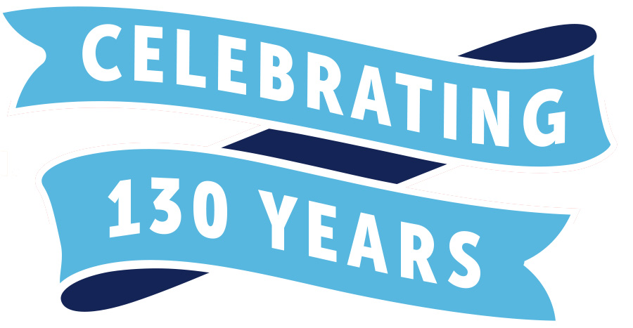 Celebrating 130 Years Graphic
