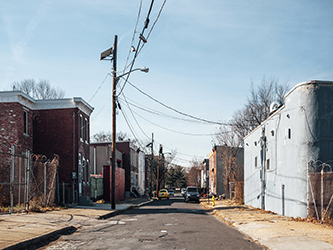 Inner city streets.