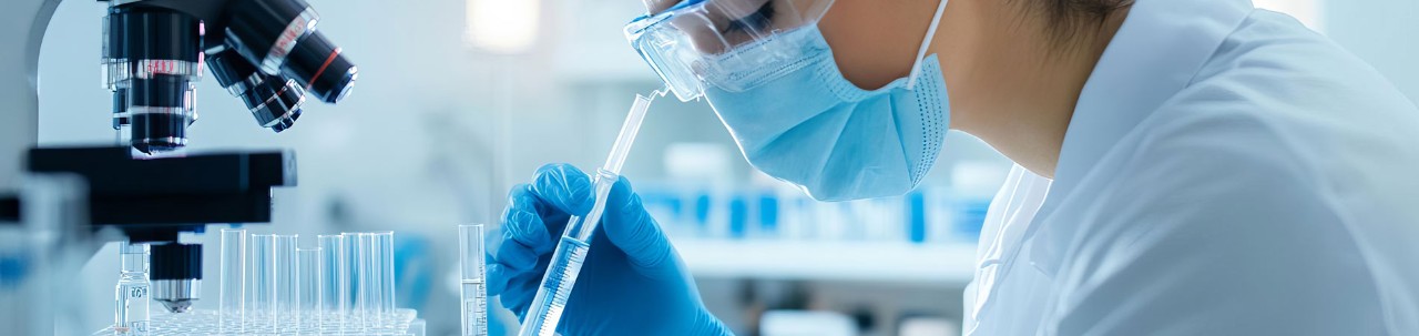 Lab technician preparing exosomes for targeted therapy applications, cell communication, therapeutic innovation