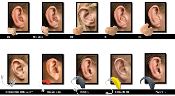 Hearing Aid Styles