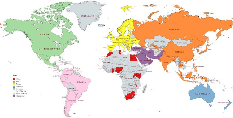 World Map 2023