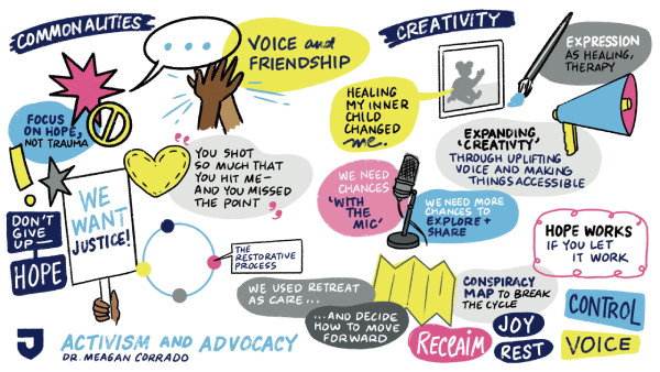 Yen Azzaro artwork for Activism and Advocacy featuring youth voice.