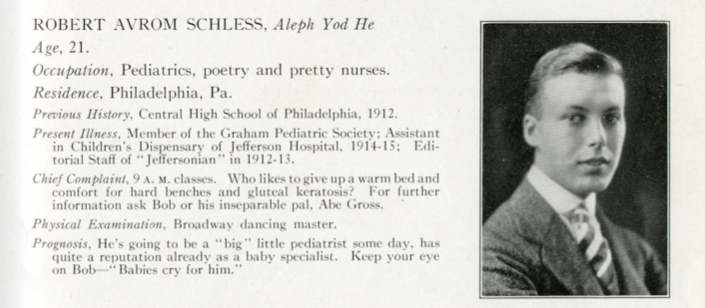 Robert Schless’ Yearbook