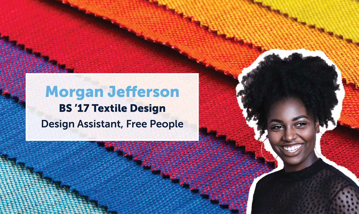 Morgan Jefferson, BS ’17 Textile Design – Design Assistant, Free People