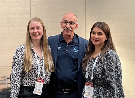 Dr. Thomas Strax Residency Research Award: Left to Right (Rosalie Ellis, DO; Alberto Esquenazi, MD, Chief Clinical Officer of Jefferson Moss-Magee Rehabilitation and The John Otto Haas Chair of Physical Medicine and Rehabilitation; Aslihan Sahin, DO)
