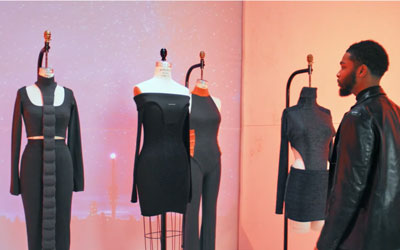 students participating in the fashion show