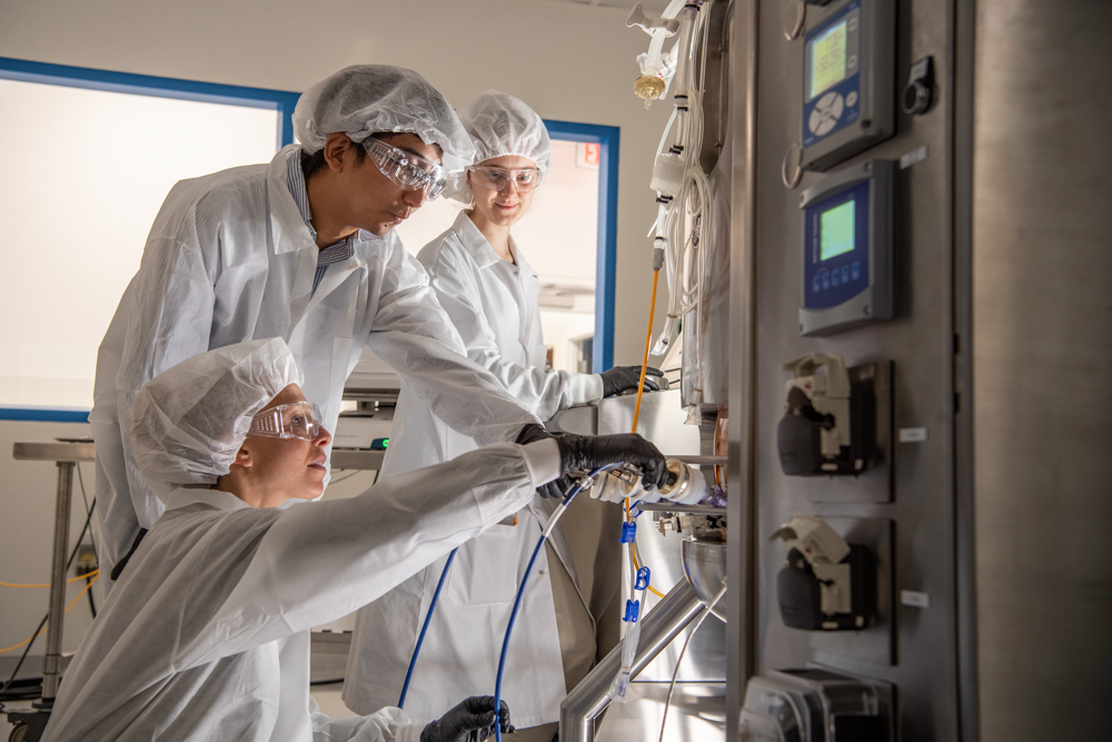 Working on the Jefferson Institute for Bioprocessing campus