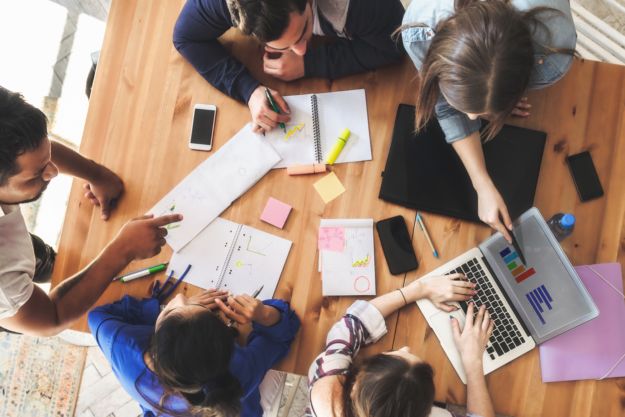 students-working-studying