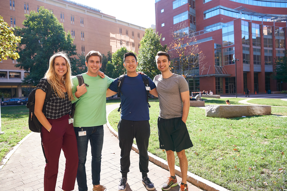 Undergraduate students on Jeffersons Center City Campus