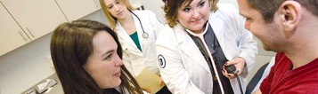admissions-pharm Students with patient