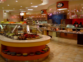 Interior of the Ravenhill Dining Hall