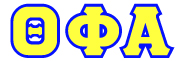 Theta Phi Alpha sorority logo