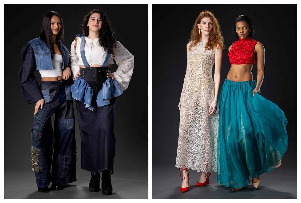 Fashion design student work for the Annual Fashion Design Show 2025