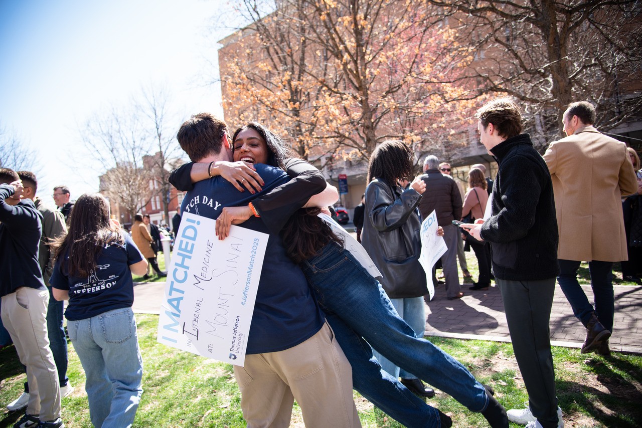 Students celebrate Match Day 2025