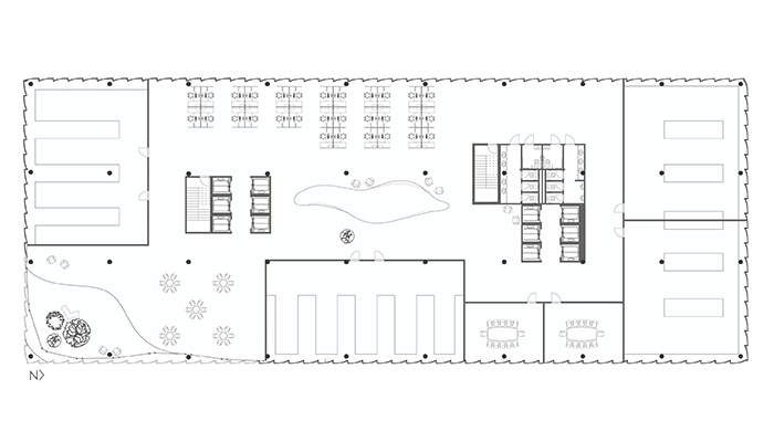 Tech Services Building Layout Technology & Innovation Hub