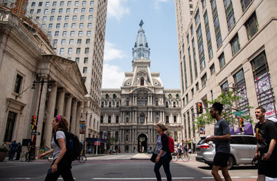 Broad Street, City Hall Phildelphia PA