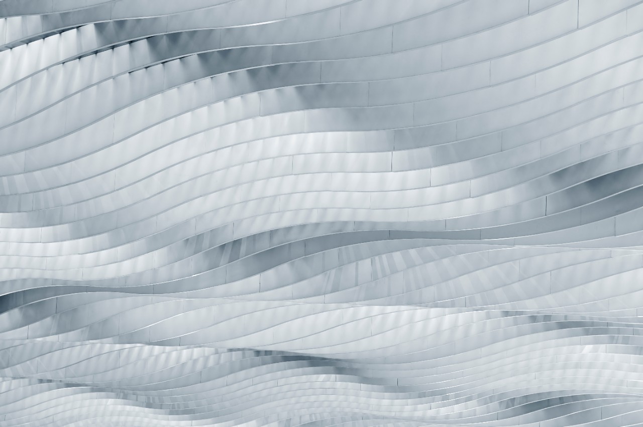 wave pattern on roof