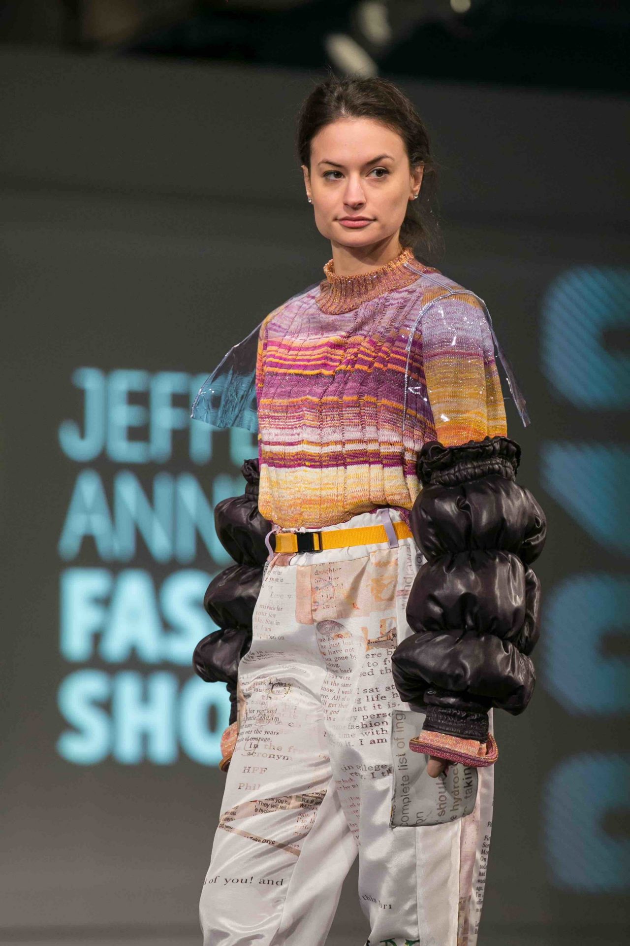 Fashion model on the runway