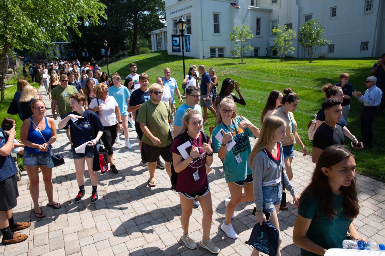 Scenes from Convocation and move-in day