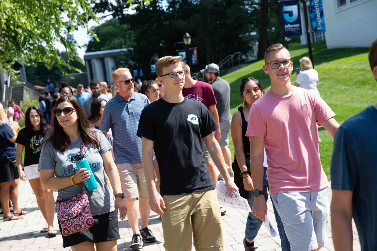Scenes from Convocation and move-in day
