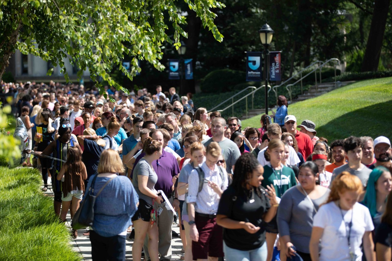 Scenes from Convocation and move-in day