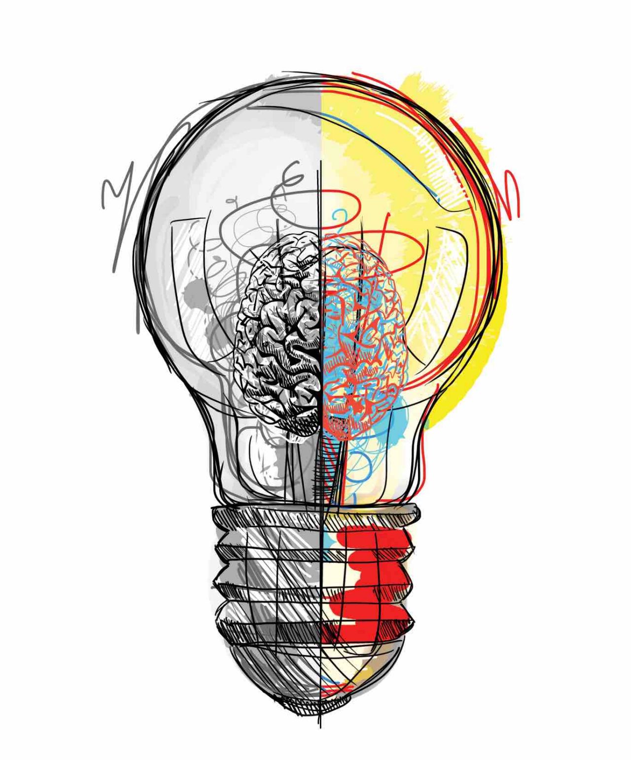 Illustration of lightbulb