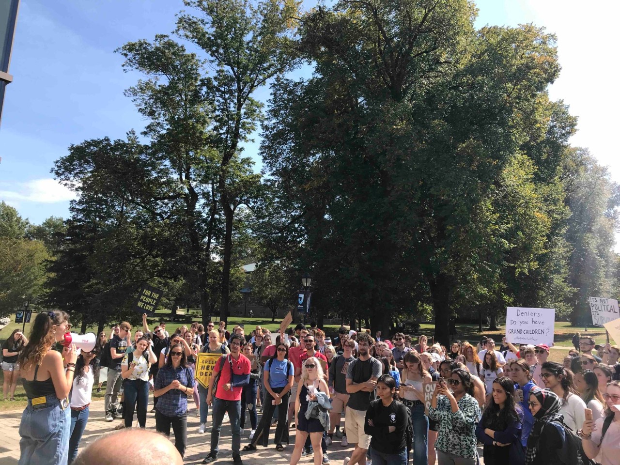 The University community at the Climate Strike