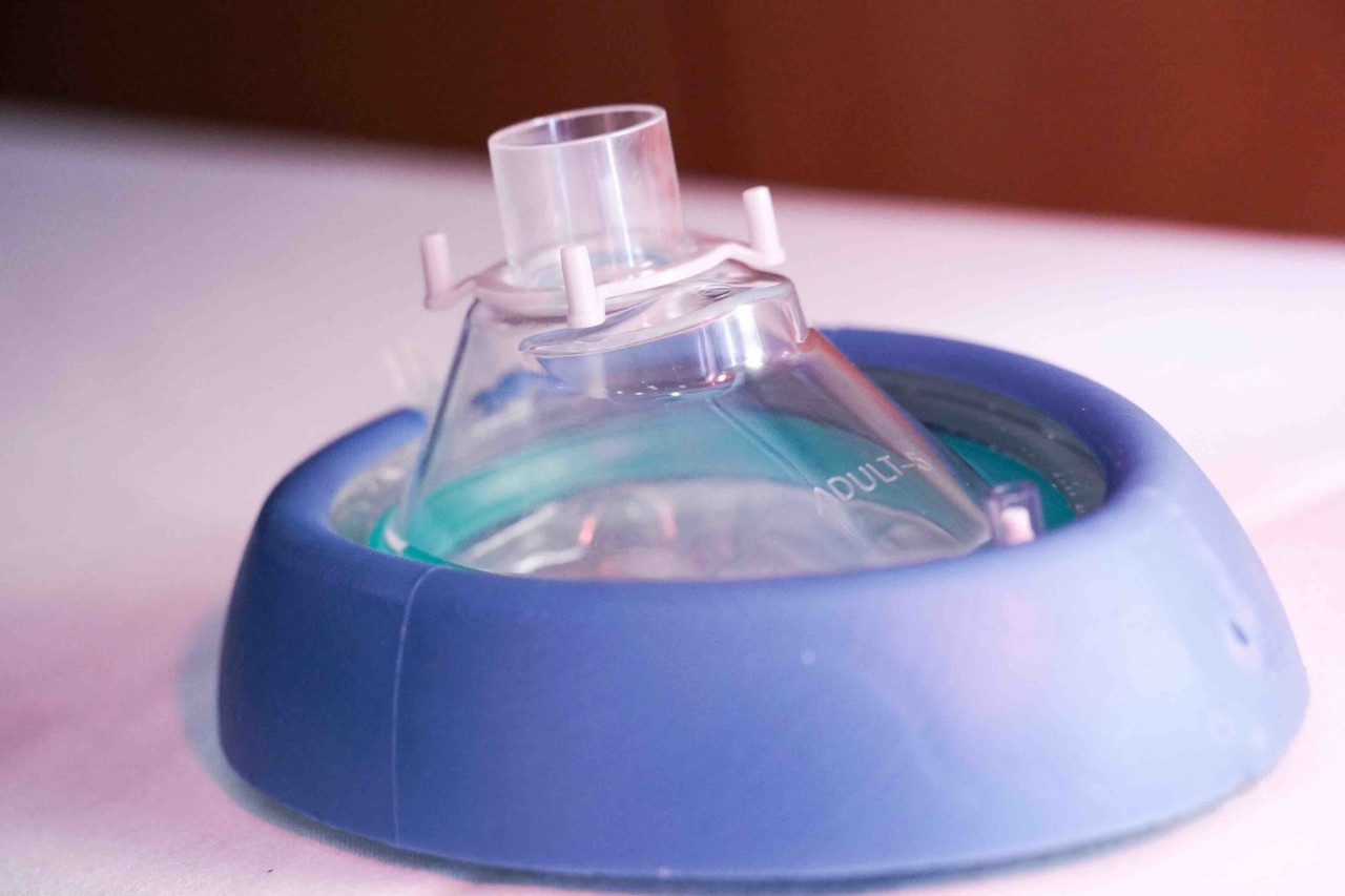 Closeup shot of the Respiro mask