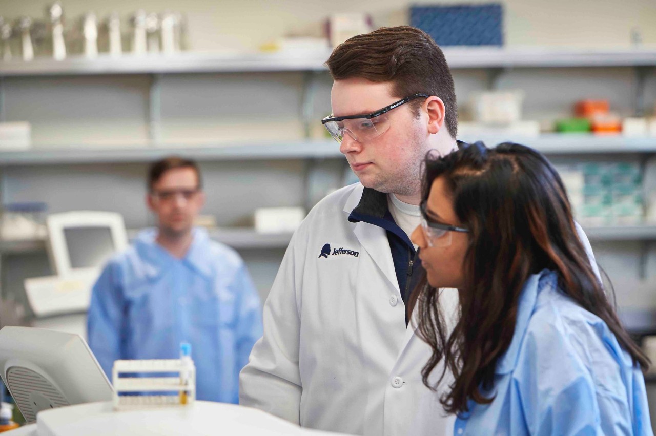 Students in a lab